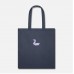 Origami Duck Navy Tote Bag